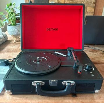 Platenspeler met USB en ingebouwde speaker, Audio, Tv en Foto, Platenspelers, Zo goed als nieuw, USB-aansluiting, Platenspeler