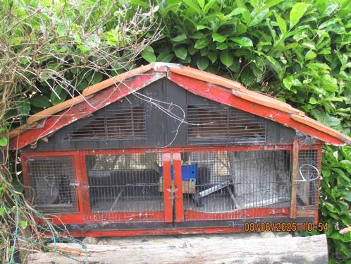 vogelkot, Dieren en Toebehoren, Vogels | Hokken en Kooien, Gebruikt, Vogelkooi, Hout, Ophalen