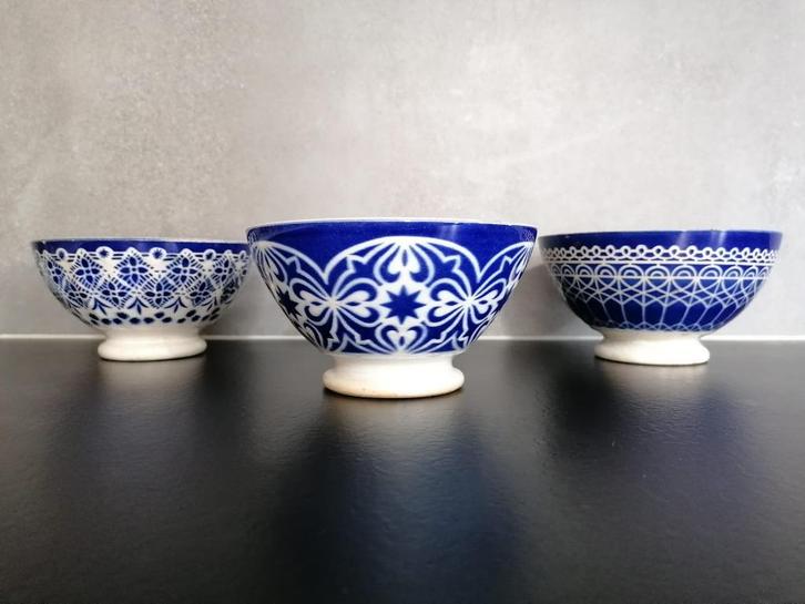 Vintage Franse kommen in faïence, Antiek en Kunst, Antiek | Keramiek en Aardewerk, Ophalen of Verzenden