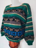 Pull en maille laine multicolore vintage des années 80, unis, Enlèvement ou Envoi, Comme neuf