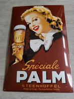 Panneau publicitaire en émail Palm Beer, Comme neuf, Enlèvement ou Envoi