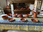 Provenciaals Terracotta tuin servies, Maison & Meubles, Cuisine | Vaisselle, Comme neuf, Enlèvement