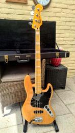 Squier/Fender Classic Vibe 70s Jazz Bass Natural, Muziek en Instrumenten, Snaarinstrumenten | Gitaren | Bas, Zo goed als nieuw