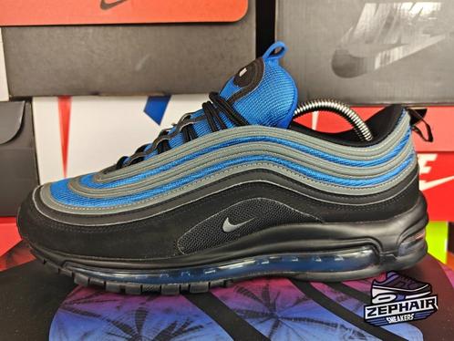 Nike Air Max 97 ID 'Black/Sapphire Blue' EU45 2021, Kleding | Heren, Schoenen, Gedragen, Sneakers, Zwart, Ophalen of Verzenden
