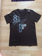 Bruin T-shirt heren Mexx V-hals L, Mexx, Maat 52/54 (L), Bruin, Ophalen of Verzenden