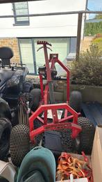 Boomstamaanhangwagen voor quad of tractor, met lier, Ophalen, Gebruikt