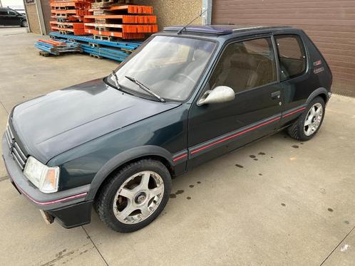 Peugeot 205 GTI 1.9 cat – Zeldzame donkergroene uitvoering, Auto's, Peugeot, Particulier, Centrale vergrendeling, Elektrische ramen