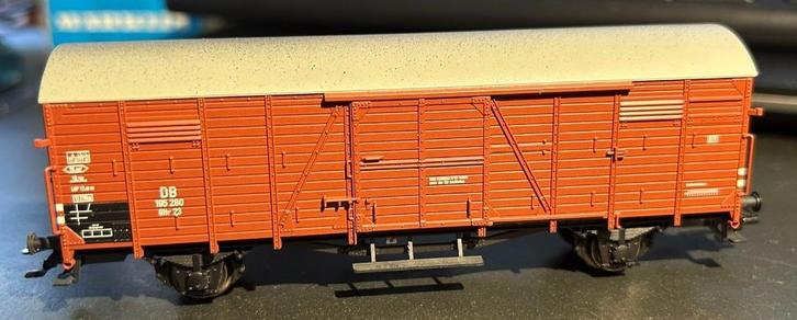 3085. DB H0 Märklin overdekte auto., Hobby en Vrije tijd, Modeltreinen | H0, Nieuw, Wagon, Märklin, Ophalen of Verzenden