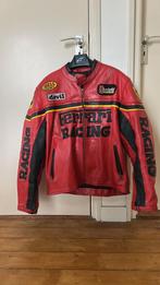 Ferrari Leren Jas - Vintage Racing Stijl, Motoren, Kleding | Motorkleding, Dames, Jas | leer, Ophalen of Verzenden, Overige