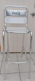Coca-Cola barstoel in aluminium, Verzamelen, Ophalen, Zo goed als nieuw