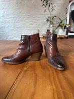 Lederen enkellaarsjes met hak in slangenleer Maat 39, Kleding | Dames, Schoenen, Ophalen, Overige kleuren, Lage of Enkellaarzen