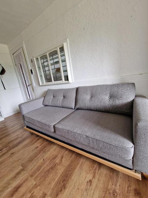 Scandinavische zetel van maisons du monde, Huis en Inrichting, Zetels | Voetbanken en poefs, Gebruikt, 75 tot 100 cm, 125 cm of meer