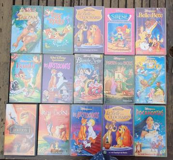 Lot de K7 video VHS - Walt Disney