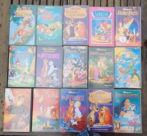 Lot de K7 video VHS - Walt Disney, CD & DVD, VHS | Enfants & Jeunesse, Utilisé, Dessins animés et Film d'animation, Tous les âges