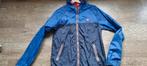 blauwe regenjas SuperDry maat medium - M, SuperDry, Ophalen of Verzenden, Zo goed als nieuw, Maat 48/50 (M)