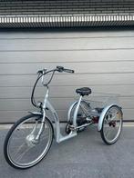 Volwassen driewieler elektrische - Popal e-bike zilver, Ophalen of Verzenden, Zo goed als nieuw, Elektrische rolstoel