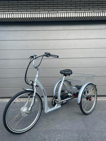 Volwassen driewieler elektrische - Popal e-bike zilver beschikbaar voor biedingen