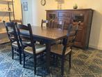 volledige eetplaats, Huis en Inrichting, Ophalen, Gebruikt, Rustiek, 4 tot 6 stoelen