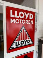 LLOYD Motoren emaille reclamebord, Ophalen, Gebruikt, Reclamebord
