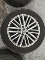 Volkswagen Velgen + Continental Banden - 205/55/R16, Auto-onderdelen, Banden en Velgen, Ophalen, Gebruikt, 16 inch, Banden en Velgen