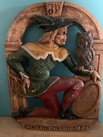 Een wanddecoratie in aardewerk van tijl uilenspiegel, Antiek en Kunst, Ophalen