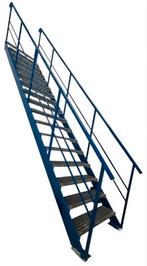 Trap 340cm - 17 treden tbv entresolvloer / verdiepingsvloer., Ophalen, Zo goed als nieuw, Trap, 2 tot 4 meter