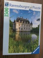 Puzzel Ravensburger 1500 stukjes Kasteel van Azay-le-Rideau, Gebruikt, Ophalen of Verzenden, 500 t/m 1500 stukjes, Legpuzzel