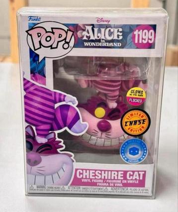 Funko Pop Cheshire Cat Flocked Glow #1199 Limited Chase ed beschikbaar voor biedingen