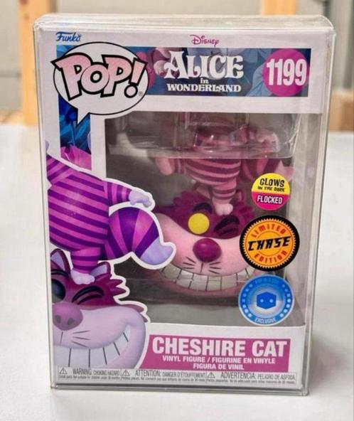 Funko Pop Cheshire Cat Flocked Glow #1199 Limited Chase ed, Verzamelen, Poppetjes en Figuurtjes, Nieuw, Ophalen of Verzenden