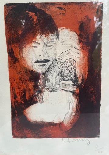 Kleurenlitho van Lebadang (1921-2015) beschikbaar voor biedingen
