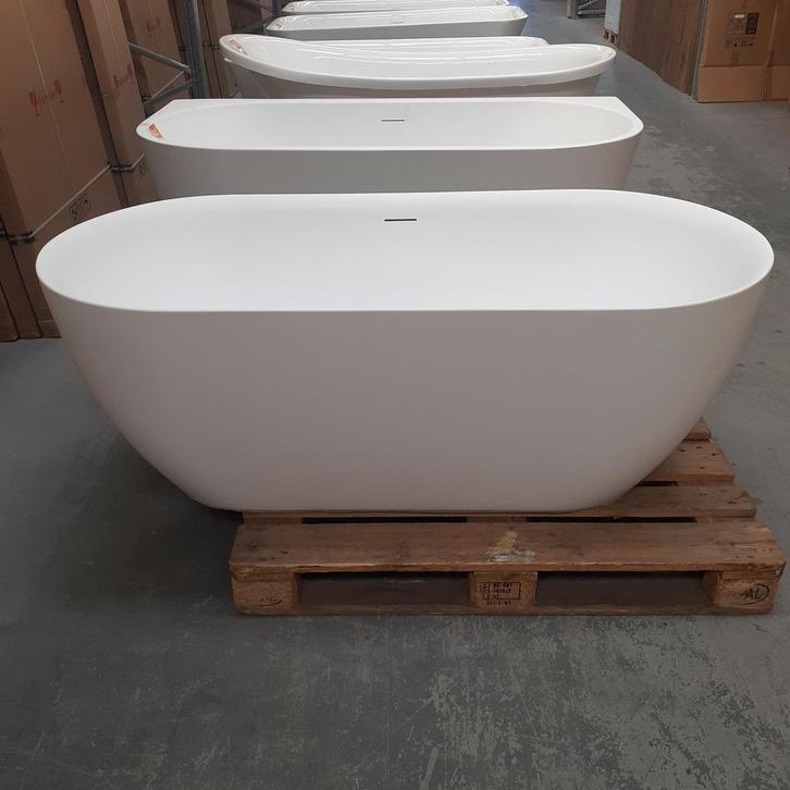 -KOOPJE!- Vrijstaand bad, Mat wit, 160cm, Compact, Nr211, Huis en Inrichting, Woonaccessoires | Overige, Nieuw, Ophalen of Verzenden