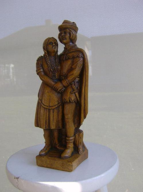 Beeld - Tijl Uilenspiegel en Nele / De Bruyn - H 33 cm, Antiek en Kunst, Antiek | Woonaccessoires, Ophalen