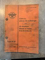 Livre ancien Hanomag Fendt, Articles professionnels, Agriculture | Tracteurs, Enlèvement ou Envoi, Fendt