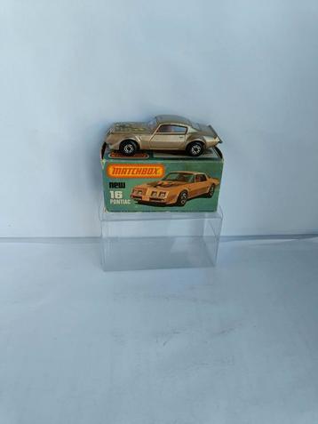 Boîte d'allumettes SUPERFAST n 16 Pontiac, Enlèvement ou Envoi, Comme neuf, Matchbox