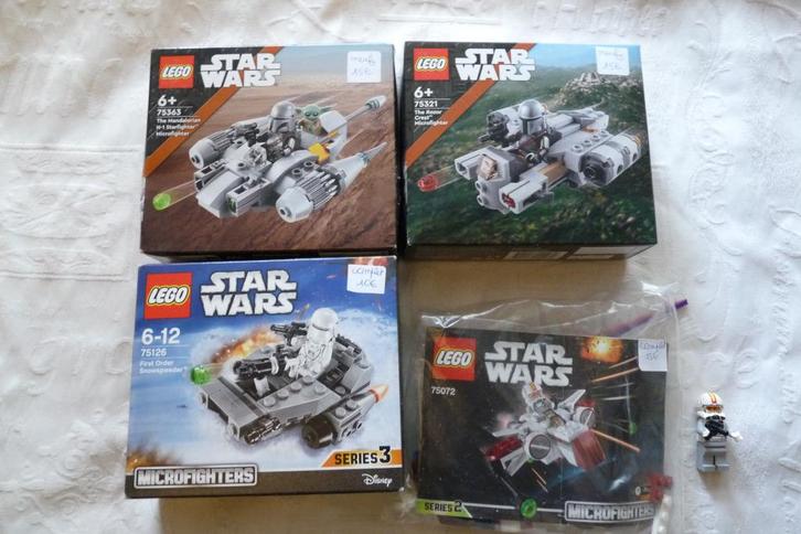 Lego star wars microfighters 75072, 75126, 75363, 75321, Kinderen en Baby's, Speelgoed | Duplo en Lego, Nieuw, Lego, Ophalen of Verzenden