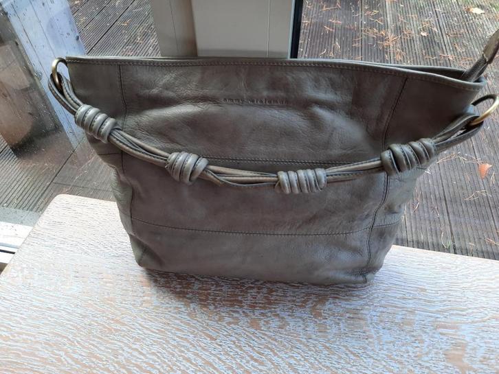 Toffe royale handtas EMMY WIELEMAN, Handtassen en Accessoires, Tassen | Damestassen, Gebruikt, Handtas, Beige, Ophalen of Verzenden