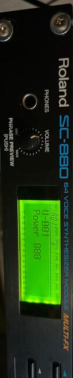 Roland sc-880 64 voice synthesizer module, Audio, Tv en Foto, Professionele apparaten, Ophalen, Zo goed als nieuw, Audio