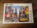 Puzzel Rebo 1000 stukjes Times square, Ophalen of Verzenden, 500 t/m 1500 stukjes, Gebruikt, Legpuzzel