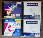 4 CD-RW - NIEUW, Ophalen of Verzenden, Nieuw, Cd, Herschrijfbaar