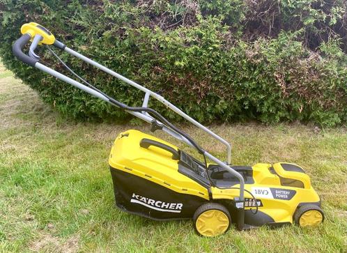 grasmaaier met accu, Tuin en Terras, Grasmaaiers, Gebruikt, Accu-grasmaaier, 30 t/m 39 cm, Mulchfunctie, Opvangbak, Ophalen