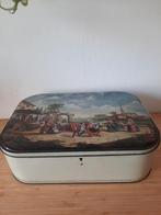 Vintage blikken doos NV J. Schuybroek hoboken, Verzamelen, Ophalen of Verzenden