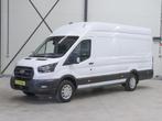 Ford Transit 350 2.0 TDCI 170pk L4H3 Automaat Maxi Navigatie, Auto's, Automaat, Parkeersensor, Wit, Bedrijf