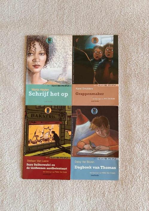 Pakket - Vlaamse Filmpjes - Averbode - 10 tot 13 jaar - €3, Boeken, Kinderboeken | Jeugd | 10 tot 12 jaar, Gelezen, Fictie, Ophalen of Verzenden