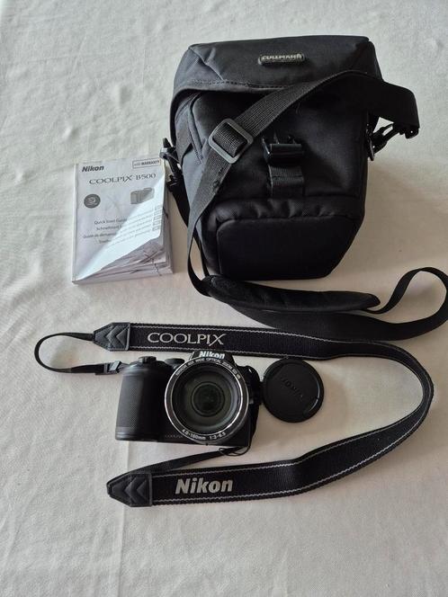 Nikon Coolpix B500 met draagcase, Audio, Tv en Foto, Fotocamera's Digitaal, Gebruikt, Compact, Nikon, Ophalen