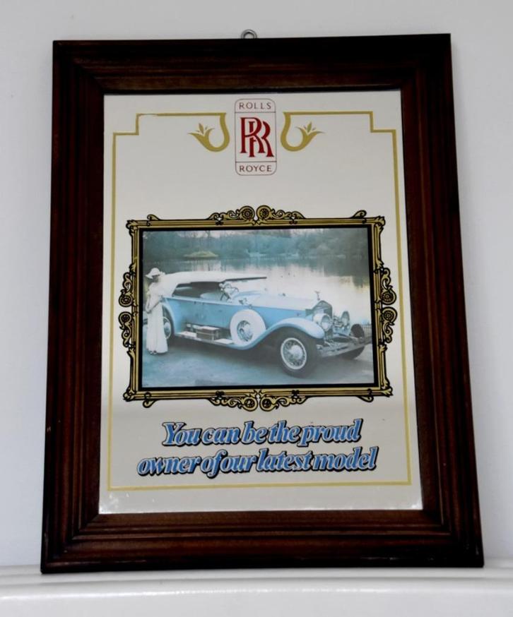Rolls Royce spiegel, Verzamelen, Automerken, Motoren en Formule 1, Zo goed als nieuw, Auto's, Ophalen