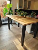 Hoge eiken tafel, Huis en Inrichting, Tafels | Eettafels, Ophalen, 100 tot 150 cm, 150 tot 200 cm, Zo goed als nieuw