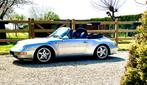 Porsche 993 cabrio, Achterwielaandrijving, Cabriolet, Blauw, Leder