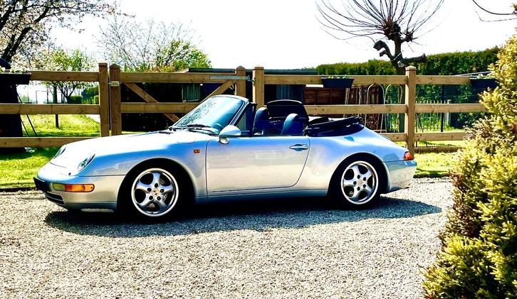 Porsche 993 cabrio, Auto's, Oldtimers, Particulier, ABS, Adaptive Cruise Control, Airbags, Airconditioning, Alarm, Boordcomputer