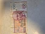 Briefje van 100 frank, Postzegels en Munten, Bankbiljetten | België, Ophalen of Verzenden