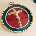 Vintage -Bolle kader - Jezus, Antiek en Kunst, Ophalen of Verzenden